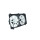 Fan engine cooling anti-overheating 150/150 W NRF suitable for e.g. LEXUS LS