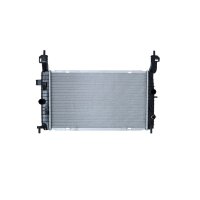 Radiator engine cooling cooling fins brazed 605 - 348 mm...