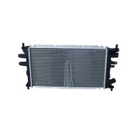 Kühler Motorkühlung Kühlrippen gelötet 500 - 300 mm Alu NRF für u.a. FORD ESCORT