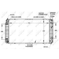 Kühler Motor Kühlrippen gelötet 775 - 438 mm Alu NRF für u.a. GENERAL MOTORS