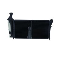 Radiator engine cooling 530 - 297 mm copper NRF for e.g. CITROËN SAXO