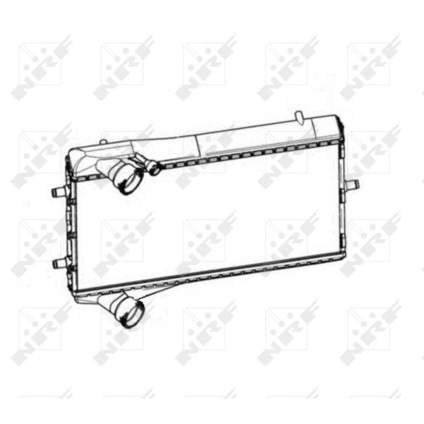 Radiator engine cooling NRF for PORSCHE 911