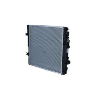 Kühler Motor Kühlrippen 569 - 558 mm Alu NRF für u.a. MERCEDES-BENZ ATEGO