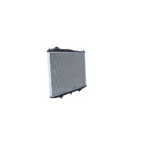 Radiator engine cooling cooling fins brazed 698 - 450 mm alu NRF for NISSAN PICK