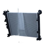 Radiator engine cooling 470 - 430 mm alu NRF for e.g. OPEL MERIVA