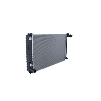 Kühler Motorkühlung Kühlrippen gelötet 675 - 448 mm Alu NRF für u.a. AUDI A6