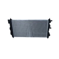Radiator engine cooling 680 - 387 mm alu NRF for e.g. CHEVROLET CRUZE