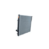 Radiator engine cooling cooling fins soldered 598 - 590 mm alu NRF for BMW X5