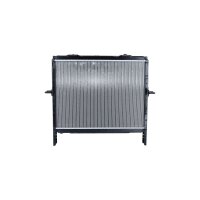 Radiator engine cooling cooling fins brazed 648 - 470 mm alu NRF for KIA SORENTO