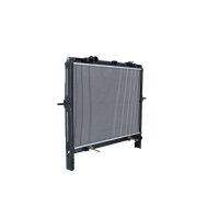 Radiator engine cooling cooling fins brazed 648 - 470 mm alu NRF for KIA SORENTO