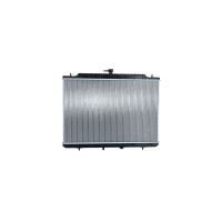 Kühler Motorkühlung Kühlrippen gelötet 688 - 450 mm Alu NRF für NISSAN X-TRAIL