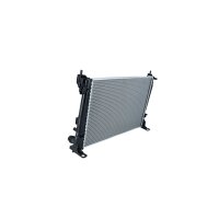 Radiator engine cooling 618 - 398 mm alu NRF for e.g. FIAT DOBLO