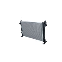 Radiator engine cooling 618 - 398 mm alu NRF for e.g. FIAT DOBLO