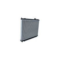 Kühler Motorkühlung Kühlrippen gelötet 668 - 428 mm Aluminium NRF für KIA CARENS