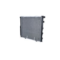 Kühler Motor Kühlrippen gelötet 492 - 485 mm Alu NRF für u.a. MERCEDES-BENZ 124