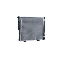 Kühler Motor Kühlrippen gelötet 492 - 485 mm Alu NRF für u.a. MERCEDES-BENZ 124