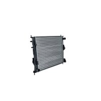 Radiator engine cooling fins 494 - 392 mm aluminium NRF for RENAULT TWINGO