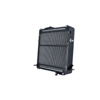 Kühler Motorkühlung Kühlrippen gelötet 548 - 526 mm Alu NRF für MASSEY FERGUSON