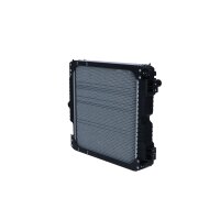 Radiator Engine cooling fins brazed 538 - 500 mm aluminium NRF for CASE IH JX-