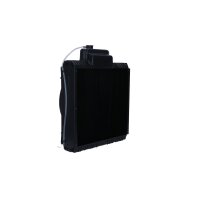 Radiator engine cooling cooling fins brazed 528 - 510 mm NRF for CLAAS