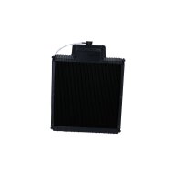 Radiator engine cooling cooling fins brazed 528 - 510 mm NRF for CLAAS