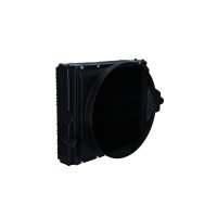 Radiator engine cooling cooling fins brazed 570 - 528 mm NRF for CLAAS