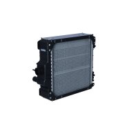 Kühler Motorkühlung Kühlrippen gelötet 419 - 405 mm Alu NRF für NEW HOLLAND