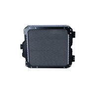 Kühler Motorkühlung Kühlrippen gelötet 419 - 405 mm Alu NRF für NEW HOLLAND