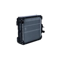 Kühler Motorkühlung Kühlrippen gelötet 419 - 405 mm Alu NRF für NEW HOLLAND