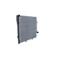 Radiator engine cooling cooling fins soldered 594 - 590 mm alu NRF for BMW X5