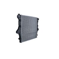 Radiator engine cooling cooling fins brazed 738 - 684 mm aluminium NRF for DODGE