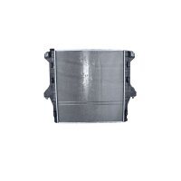 Radiator engine cooling cooling fins brazed 738 - 684 mm aluminium NRF for DODGE
