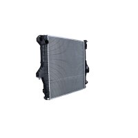Radiator engine cooling cooling fins brazed 738 - 684 mm aluminium NRF for DODGE