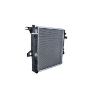 Radiator engine cooling cooling fins brazed 596 - 530 mm alu NRF for FORD USA