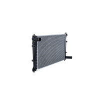 Radiator engine cooling cooling fins brazed 610 - 366 mm alu NRF for TATA INDICA