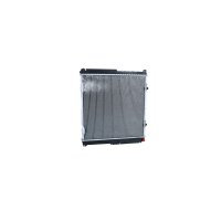 Radiator Engine cooling fins brazed 492 - 485 mm aluminium NRF for e.g. MB 124