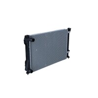 Kühler Motorkühlung Kühlrippen gelötet 677 - 448 mm Alu NRF für u.a. AUDI A6