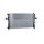 Kühler Motorkühlung Kühlrippen gelötet 601 - 366 mm Alu NRF für u.a. OPEL ASTRA
