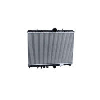 Kühler Motorkühlung Kühlrippen gelötet 554 - 380 mm Alu NRF für u.a. PEUGEOT 406
