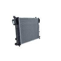 Radiator Engine cooling fins brazed 640 - 475 mm aluminium NRF for e.g. MB SL