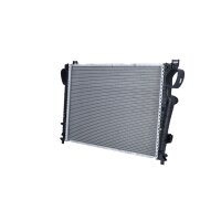 Radiator Engine cooling fins brazed 640 - 475 mm aluminium NRF for e.g. MB SL