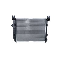 Radiator engine cooling cooling fins brazed 597 - 475 mm aluminium NRF for DODGE