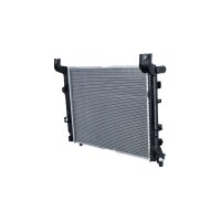 Radiator engine cooling cooling fins brazed 597 - 475 mm aluminium NRF for DODGE