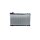 Radiator engine cooling 688 - 340 mm alu NRF for e.g. SUBARU IMPREZA