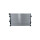 Radiator engine cooling 650 - 438 mm alu NRF for e.g. VW GOLF