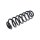Suspension Spring Rear Axle Coil Spring TRISCAN for VW PASSAT and others