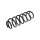 Suspension Spring rear axle coil spring TRISCAN for e.g. AUDI A1