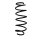 Suspension spring front axle Ø 12.2 mm 392 mm EIBACH for e.g. PEUGEOT 207/207