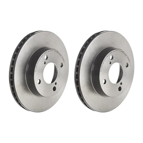 2 brake discs ventilated Ø 231 mm 20 mm BREMBO for SUZUKI CELERIO