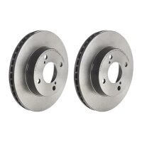 2 brake discs ventilated Ø 231 mm 20 mm BREMBO for...